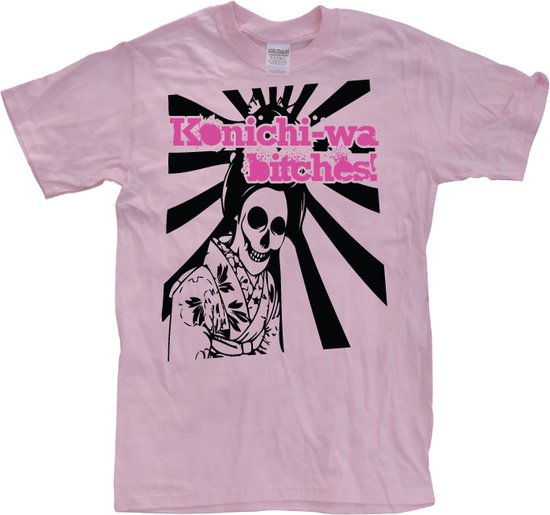 Konichi-Wa Bitches! - X-Large - Pink