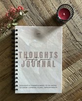 Pensées et remerciement Journal livre à remplir - journal de gratitude - Let's du contenu - Journal - bullet journal - livre à remplir - pensées - remerciement - se lever et prospérer