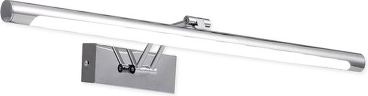 Spiegellamp - Spiegel Verlichting Led - Spiegel Verlichting - Verlichting - Led Verlichting - Ledlamp - Lamp Spiegel - Led Spiegel - Industrieel - Badkamer Spiegel Verlichting - Badkamer Verlichting - Chroom - 55 cm Breed