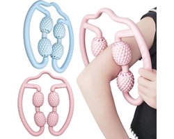 Wow Peach - Roze - Bindweefsel Massage Roller - Cellulite roller -Sinaasappelhuid - Spieren - Benen - Kuiten - Armen - Ontspanning - Massage