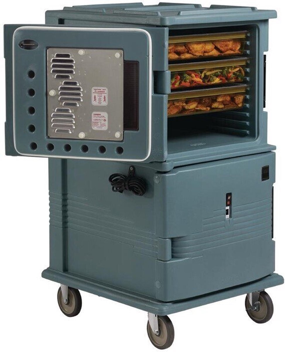 Cambro Elektrische Verwarmde Geïsoleerde Transportwagen 114L DB104 - Horeca & Professioneel