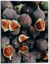 Dibond - Eten - Vrucht - Pitjes - Hart - 30x40 cm Foto op Aluminium (Met Ophangsysteem)
