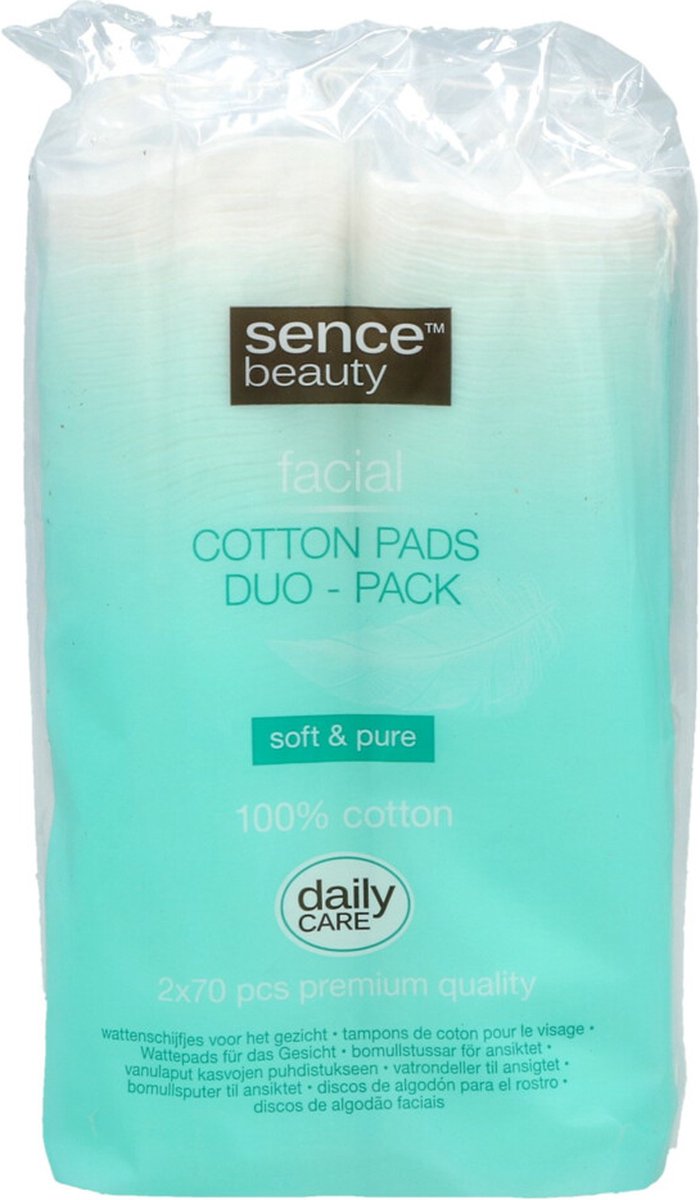 Goedkoopste 6x Sence Wattenschijfjes Rond Duo Pack 140 stuks
