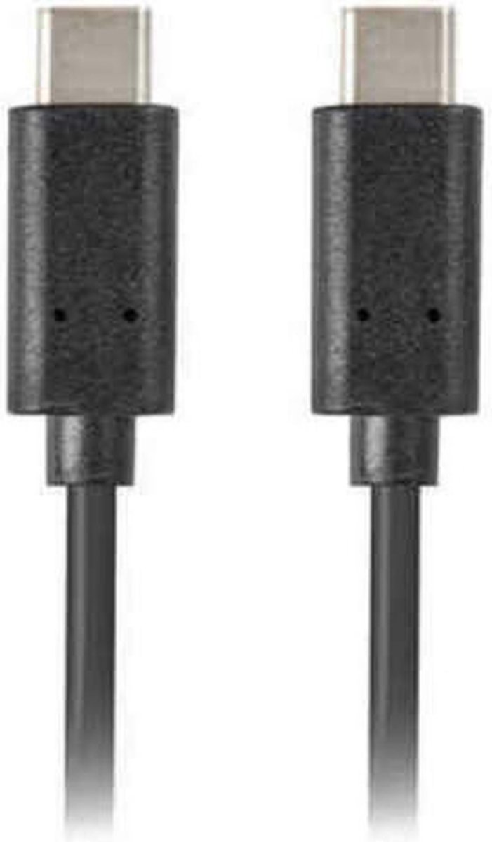 Lanberg Usb 2.0 Type-C Kabel M/M 1M Voor Opladen En Gegevensoverdracht