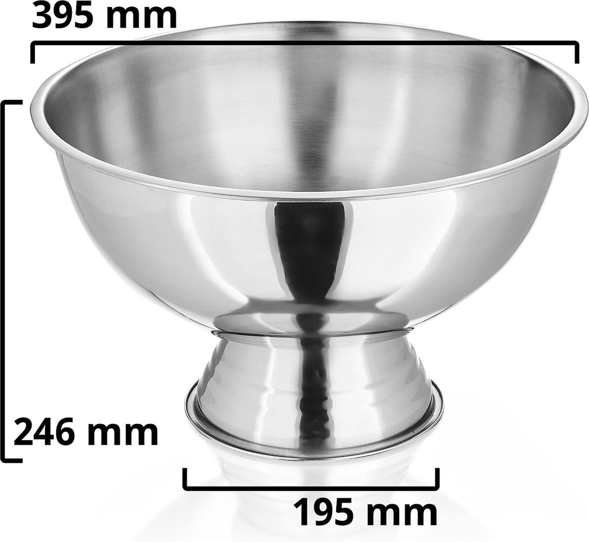 Seau à Champagne Argenté Isolant BE CooL - Garde Le Champagne Frais Plus Longtemps, Idéal Pique-nique Et Plage