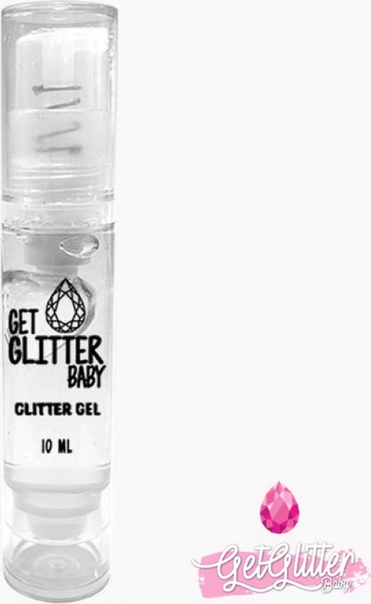 GetGlitterBaby® Huid Lijm voor Chunky Festival Glitters / Gezicht en Lichaam Glitterlijm Glittergel / Face and Body Glitter Jewels Gel Glue Huidlijm met Pompje — cadeau in Verzorging - foto 2