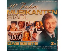2-CD VARIOUS - 20 JAHRE MUSIKANTEN STADL: DAS BESTE - Schurzenjager, Kastelruther Spatzen, Hansi Hinterseer, Stefanie Hertel, Klostertaler