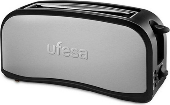 Sandwich Maker UFESA STROMBOLI 1000W, In Acciaio Inox, Per Toast E Panini Caldi Veloci