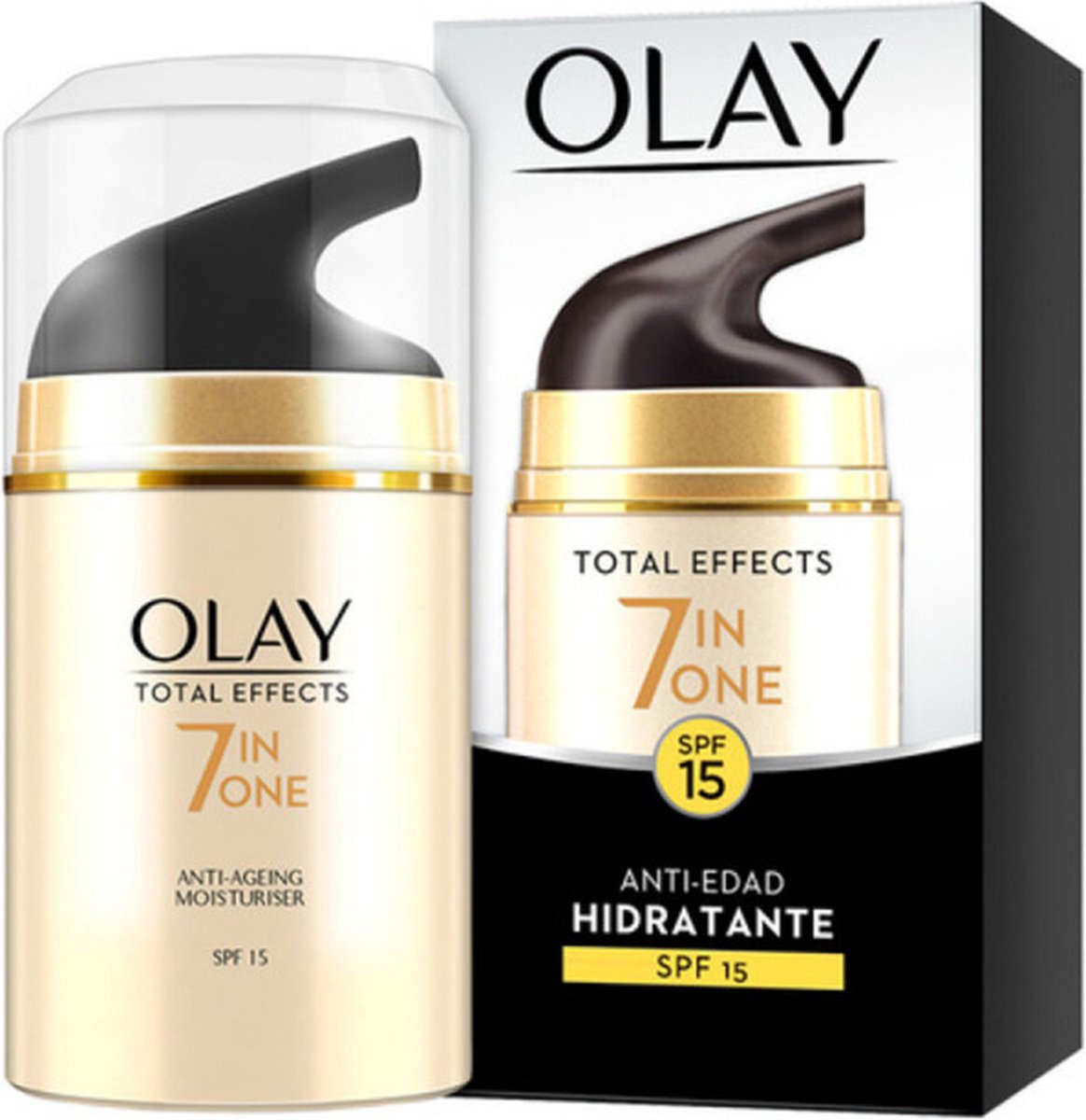 Anti-Veroudering Hydraterende Crème Olay Total Effects SPF 15 (50 ml) (50 ml)