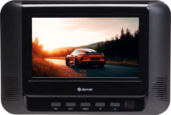 Denver Draagbare DVD Speler Auto - 7 inch - 2 schermen - Incl. Bevestigingsriemen - USB - MTW793 — afbeelding 4