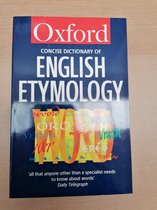Concise Dictionary Of Eng Etymology