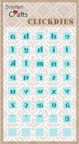 Nellie's Choice Clickdies alphabet-2 (kleine letters) SCCD002 15x15mm#kaarten maken#scrapbook#hobby