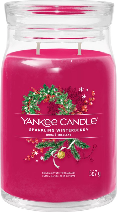 Yankee Candle Sparkling Winterberry Signature Grand pot