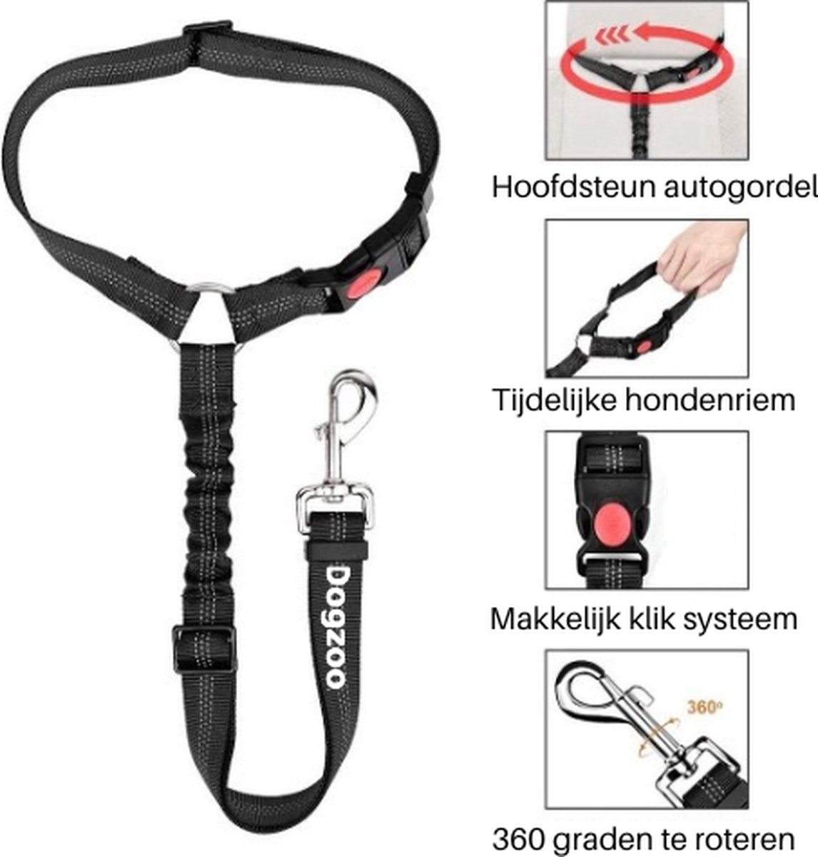 Xatory Autogordel voor Hond