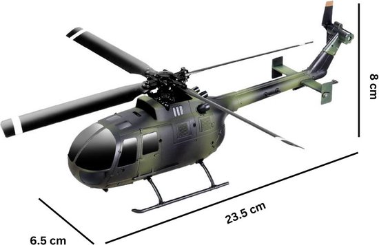 RC Helicopter-3 Batterijen Inbegrepen-met Reserve Onderdelen-RC Helicopter  volwassenen | bol.com