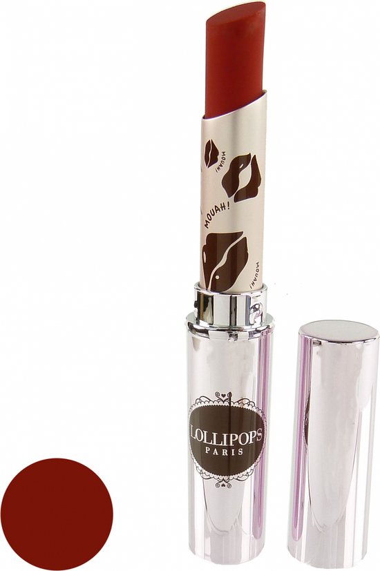 Lollipops Lip Pencil velvet mate finish  vit E paraben free COQUETTE  red