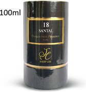 18 Santal - 100ml - Collection Prestige Eau de Parfum Ombre Nomade