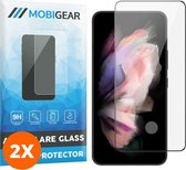 Mobigear Screenprotector geschikt voor Samsung Galaxy S23 Glazen | Mobigear Premium Screenprotector - Case Friendly - Zwart (2-Pack)