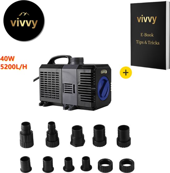 Dompelpomp Met Vlotter - KIN Pumps Vort 750 A - Kunststof - 230 Volt Max. Capaciteit 12