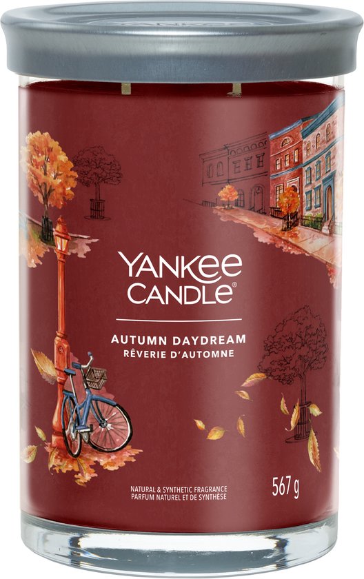 Foto: Yankee candle autumn daydream large tumbler geurkaars 100 branduren twee lonten
