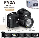 Appareil photo numérique rétro Nekan FY2A LR129 625 pièces - Le Mini bloc de construction est plus petit que LEGO