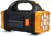 Ha-Ma Tools - Zaklamp - LED - Solar - Oplaadbare - Zoeklicht - Camping - Goud