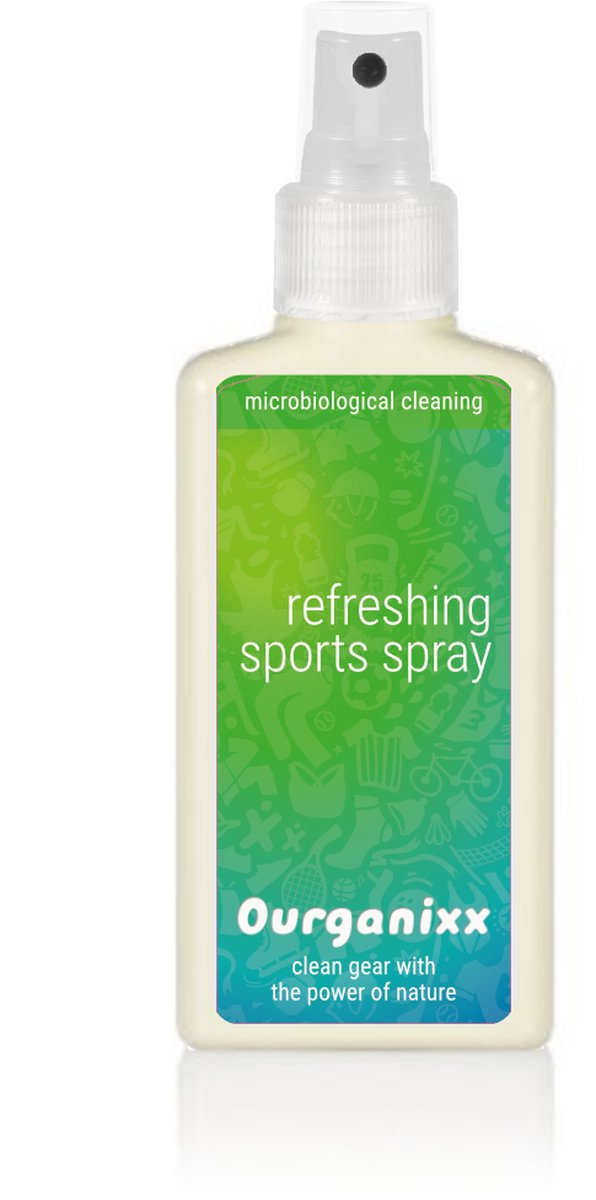 Ourganixx Refreshing Sports Spray – microbiologische geurvreter, geurverwijderaar, schoenverfrisser, schoendeo - 100ml