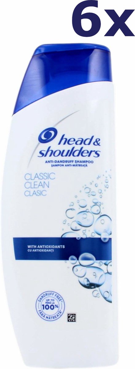 6x Head & Shoulders Shampoo - Classic Clean 200 ml