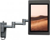 Flexibele tablet wandhouder 345 mm Fino voor Microsoft Surface Go - zwart