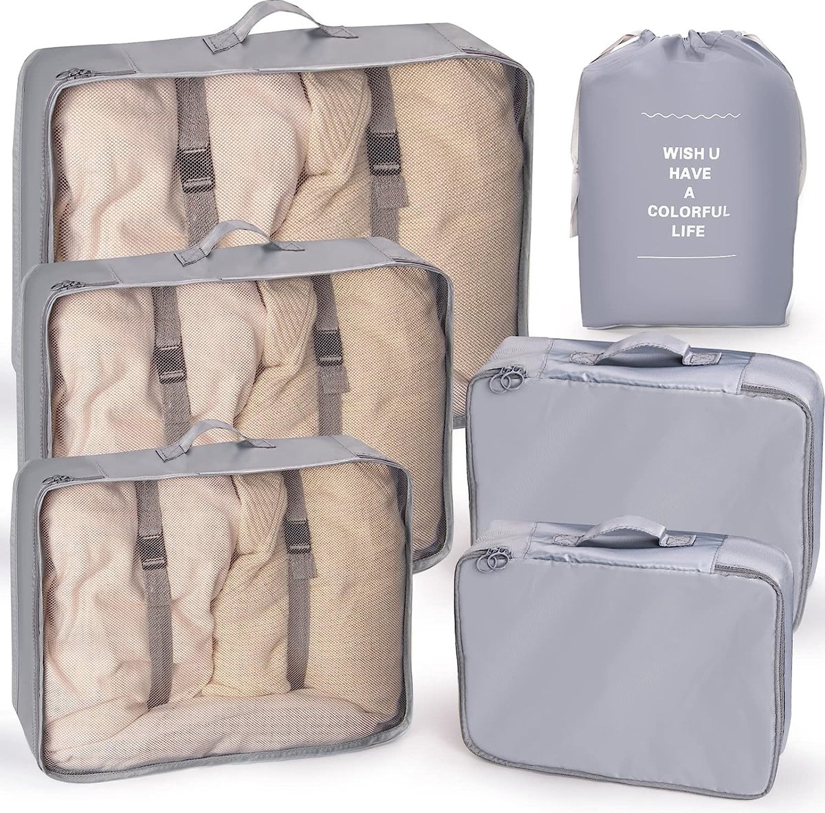 Pack de 2 organiseurs de valise & penderie - Version XL - PEARL