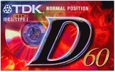 TDK D60 Audio cassettebandjes Normal position (10 pack)