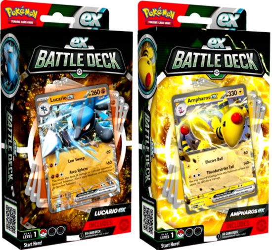Pokémon Ex Battle Deck Ampharos of Lucario