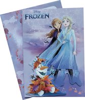 Disney Frozen - Carte de voeux 3D avec enveloppe - Anna - Elsa - Olaf - Violet - Anniversaire - Cadeau - Cadeau