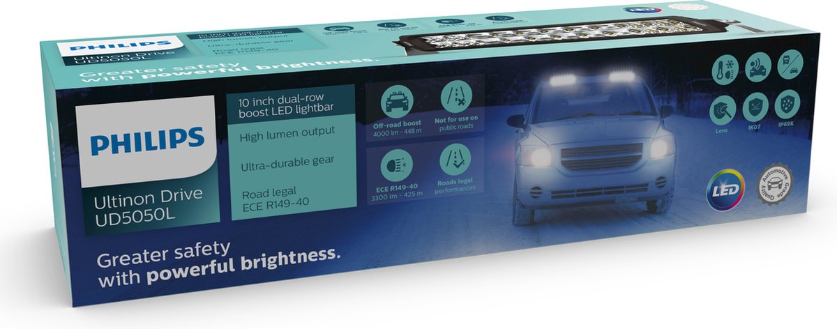 Philips Ultinon Drive 5050L 10 inch dubbele rij LED lightbar – foto 5