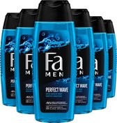6x Fa Men Gel Douche et Shampooing Perfect Wave 250 ml
