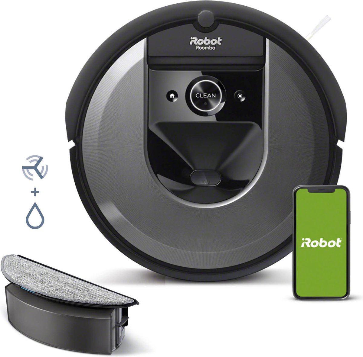 iRobot Roomba Combo® i8 - Aspirateur robot avec fonction de nettoyage -  Avec station... | bol.com