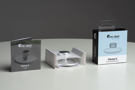 Pro-Ject Clamp it - Platenklem voor Platenspelers - Gewicht voor Vinyl - Platenspeleraccessoire - Zilver (per stuk - 1 stuk) van Pro — afbeelding 5