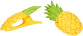 Handdoekklem/handdoek knijpers - ananas - 8x - kunststof