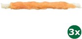 3x70 gr 12 cm Trixie denta fun chicken chewing rolls hondensnack