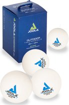 Joola Tafeltennis/Pingpongballen voor Buiten Set 12 Ballen Outdoor Verzwaard TT-Ball 40MM Wit