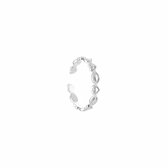 Bijoutheek Ring (Bijou) Coeur Ovale Argent