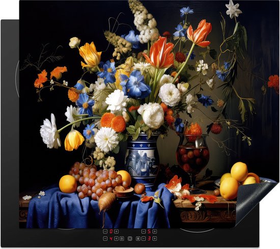 DarHaus Kookplaat beschermer inductie 45x52 cm - Vinyl Decoratie - zwarte liefde
