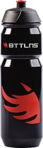 BTTLNS Bidon - Bidon 750 ml - Lekvrij - Moeiteloos schoonmaken - Universele pasvorm - Gemakkelijk in gebruik - koude- en koolzuurhoudende dranken - Flux 2.0 - Zwart