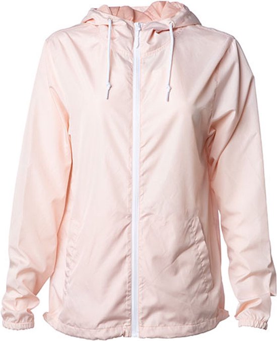 donhobo Herenjas Lichte Overgangsjas Zomer Vrije Tijd Bomberjack Volledige Ritssluiting Outdoorjas Lente Herfst Windbreaker met Ritssluitingzak, wijnrood, S