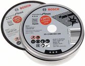Bosch Disque à tronçonner droit Standard pour Inox - Rapido 115mm - 10 pièces