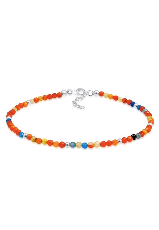 enkelbandje met blauwe bolletjes | ZILVEREN ENKELBANDJES | 't Oortje enkelbandje met blauwe bolletjes | ZILVEREN ENKELBANDJES | 't Oortje