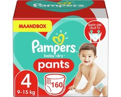 Pampers Baby-Dry Pants Luierbroekjes - Maat 4 (9-15 kg) - 160 stuks - Multi-Pack
