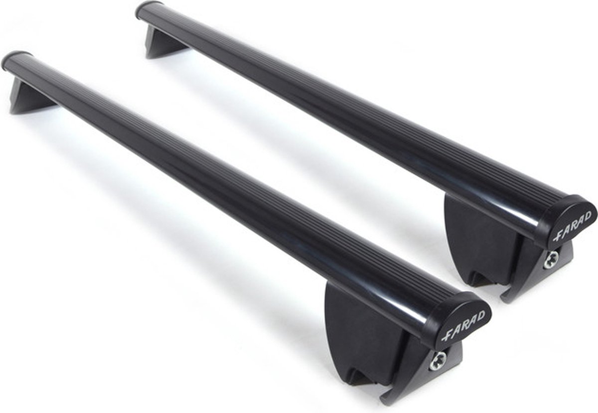 Dakdragers geschikt voor Hyundai Bayon vanaf 2021 gesloten dakrailing - Staal breed - 75kg Laadvermogen - Merk Farad