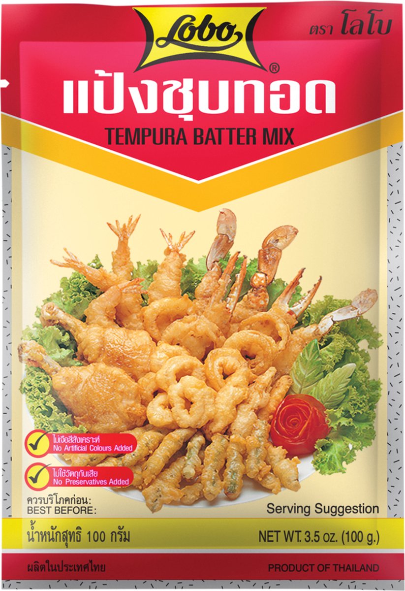 Lobo Tempura Paneermix 8 x 150 g