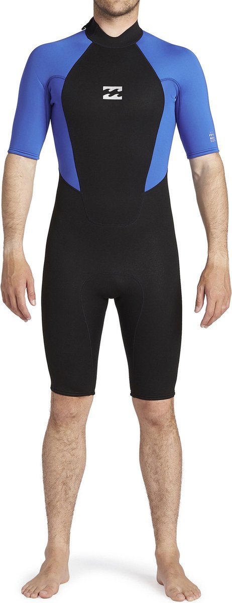 Billabong Heren Intruder 2/2mm Rug Ritssluiting Shorty Wetsuit AB